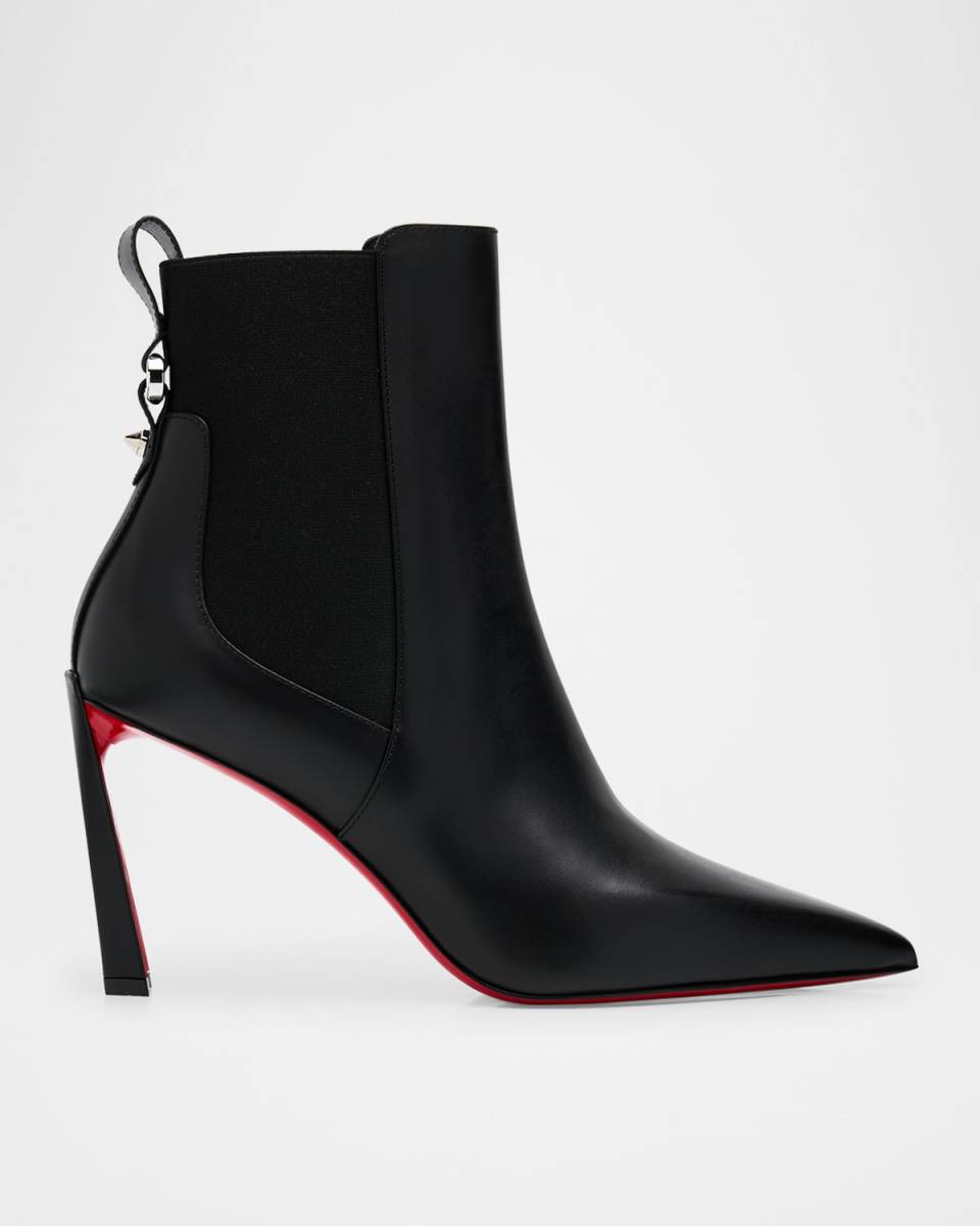 Condodo Leather Red Sole Ankle Boots